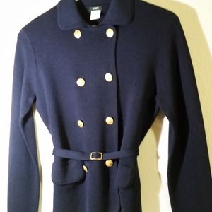 NEW J. CREW WOOL SWEATER IN NAVY M